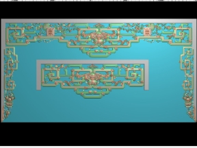 Mẫu cnc cửa võng triện đẹp
