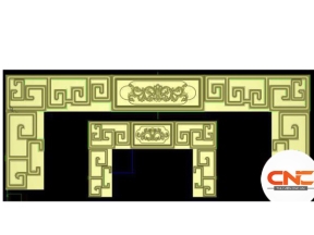 Mẫu CNC Dạ Bàn Thờ Họa Tiết Triện