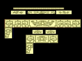 Mẫu cnc dạ sen bàn thờ