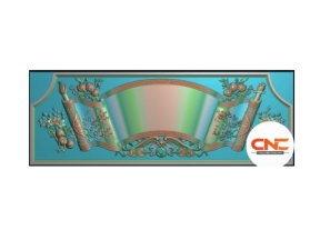 Mẫu CNC Đại tự cuốn thư nhà gỗ vip file jdp