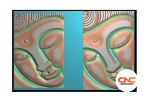 Mẫu CNC diện phật file jdp đẹp mắt