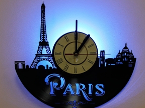 Mẫu CNC đồng hồ hình ảnh Paris tuyệt đẹp mẫu 3