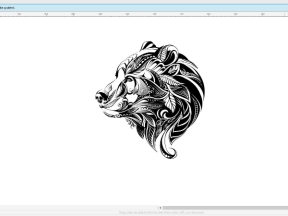 Mẫu CNC Gấu laser thiết kế nghệ thuật trên Corel