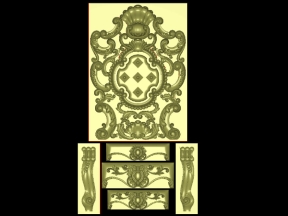 Mẫu cnc ghế ăn đủ bộ