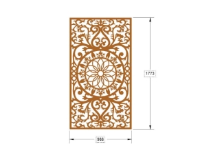Mẫu cnc giếng trời dxf