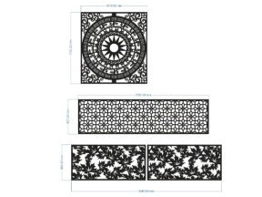 Mẫu cnc giếng trời file cad đẹp nhất 2024