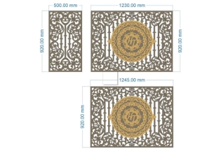 Mẫu cnc hàng rào mới