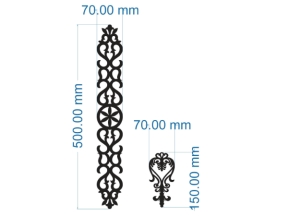 Mẫu cnc hoa cột mẫu đẹp