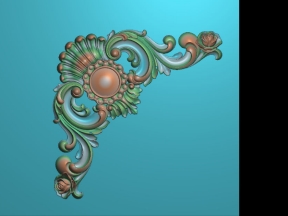 Mẫu cnc hoa góc thiết kế mới