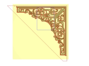 Mẫu cnc hoa góc thiết kế trên jdp đẹp mắt