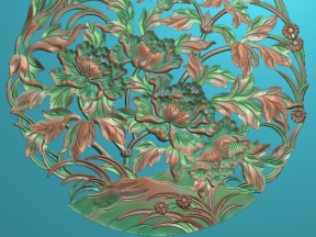 Mẫu CNC hoa lá tây cực đẹp - File Jdpaint