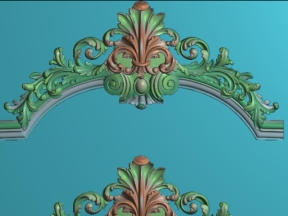 Mẫu cnc hoa văn cửa lá tây siêu đỉnh