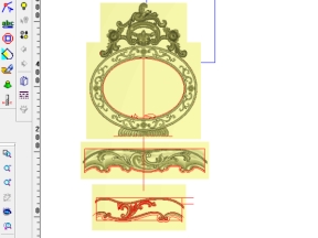 Mẫu cnc hoa văn tựa ghế tròn