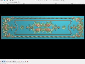 Mẫu cnc huỳnh cửa lá tây mới