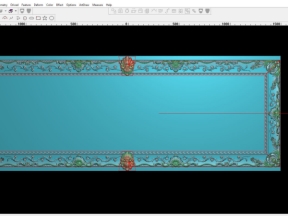 Mẫu cnc khung tranh thiết kế dài