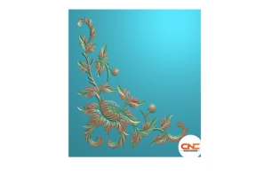 Mẫu CNC lá tây góc cửa đẹp jdp