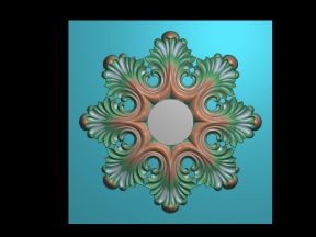 Mẫu cnc mâm trần hoa đèn