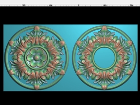 Mẫu cnc mâm trần hoa đèn dạng mới