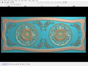 Mẫu cnc mặt bàn hoa lá