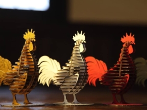 Mẫu CNC mô hình con gà trống