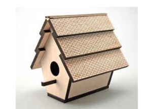 Mẫu cnc mô hình ngôi nhà cho chim