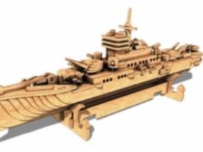 Mẫu CNC mô hình tàu chiến đấu