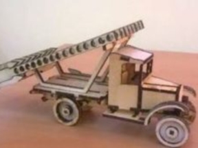 Mẫu CNC mô hình xe phóng tên lửa