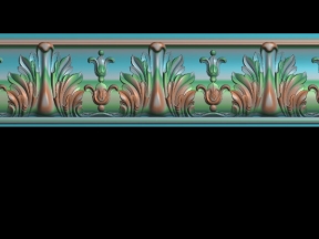 Mẫu cnc phào chỉ hoa văn