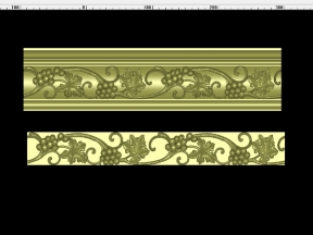 Mẫu cnc phào chỉ nho do bên em thiết kế