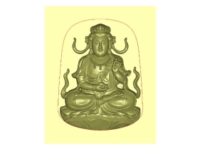 Mẫu CNC Phật Bồ Tát thiền 3D miễn phí trên Thuviencnc.vn