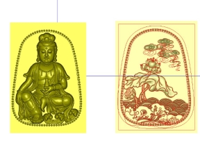Mẫu CNC Phật Bồ Tát và File Sen 3D Jdpaint tinh xảo