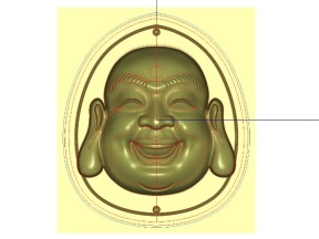 Mẫu CNC Phật Di Lạc thiết kế 3D miễn phí