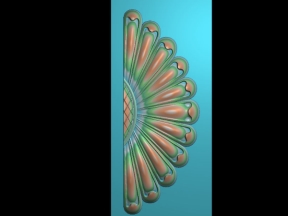 Mẫu cnc quạt cửa mini do bên em thiết kế