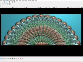 Mẫu cnc quạt cửa vòm đỉnh