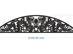 Mẫu cnc rồng chầu mẫu mới