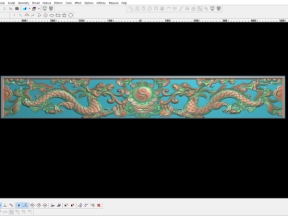Mẫu cnc rồng đôi mới