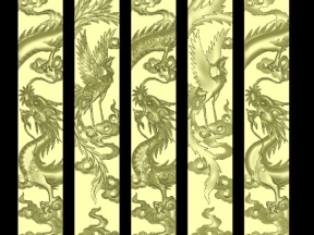 Mẫu cnc rồng phượng đẹp