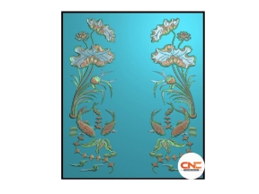 Mẫu CNC sen cá Đục nông file jdp đẹp mắt