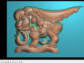 Mẫu cnc tay ghế voi đẹp