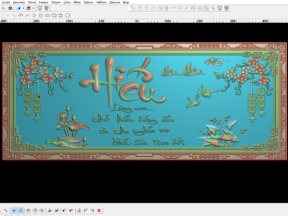 Mẫu cnc tranh chữ hiếu , mẫu đẹp