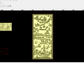 Mẫu cnc tranh phong cảnh đồng quê mới