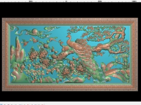 Mẫu cnc tranh phu thê đẹp