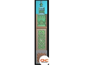 Mẫu CNC trụ cầu thang cnc thiết kế jdp