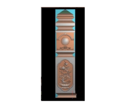 Mẫu cnc trụ cầu thang tứ quý