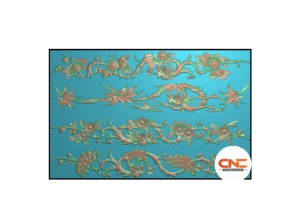 Mẫu CNC tứ quý ngang cổ bàn thờ cnc file jdp