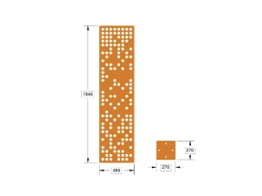 Mẫu cnc vách cổng mẫu lôc tròn