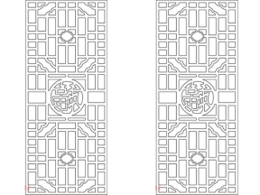 Mẫu CNC vách ngăn đẹp cực hot thiết kế corel draw