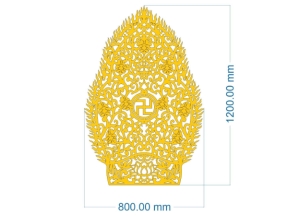 Mẫu cnc vách ngăn sau tượng phật đẹp nhất