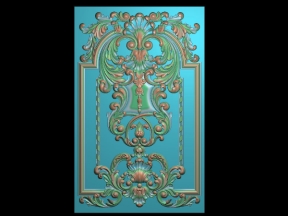 Mẫu cnc ván cửa mẫu lá tây