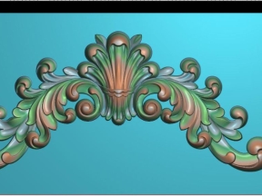 Mẫu CNC Vòm Cửa Hoa Lá Tây